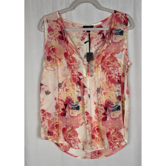 Willi Smith Tops - 4 For $20 Willi Smith Women’s Size Medium Multicolored Sleeveless Pleated Blouse